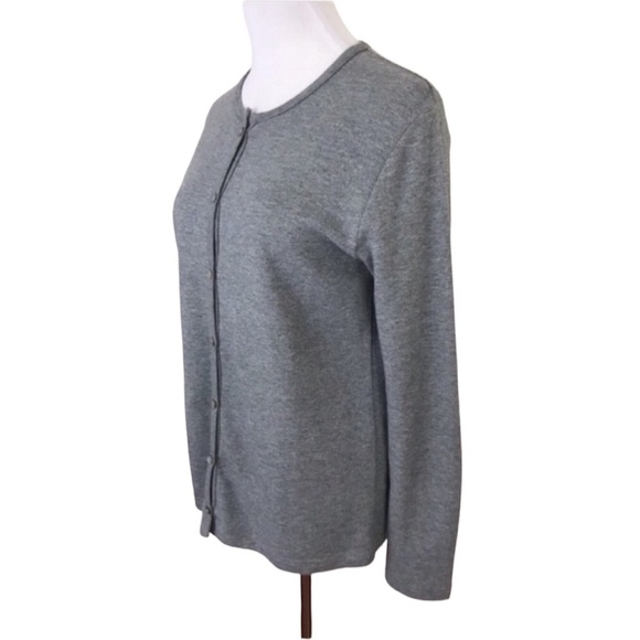 JOAN Vass Metallic Cardigan Sweater - Picture 3 of 6